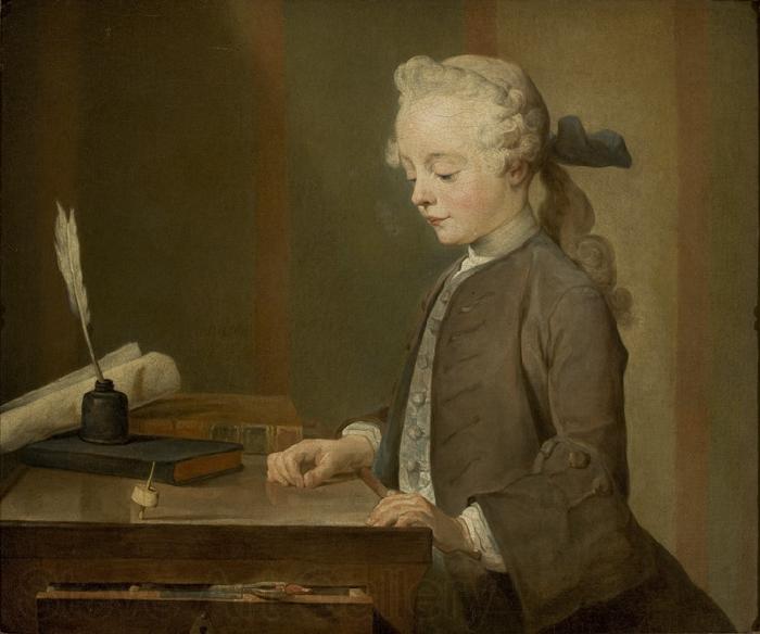 Jean Simeon Chardin Portrait of Auguste Gabriel Godefroy